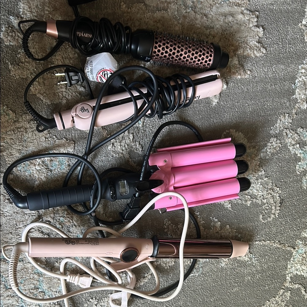 L'ange Pink and Black Hair Tools Set
All tools price for one